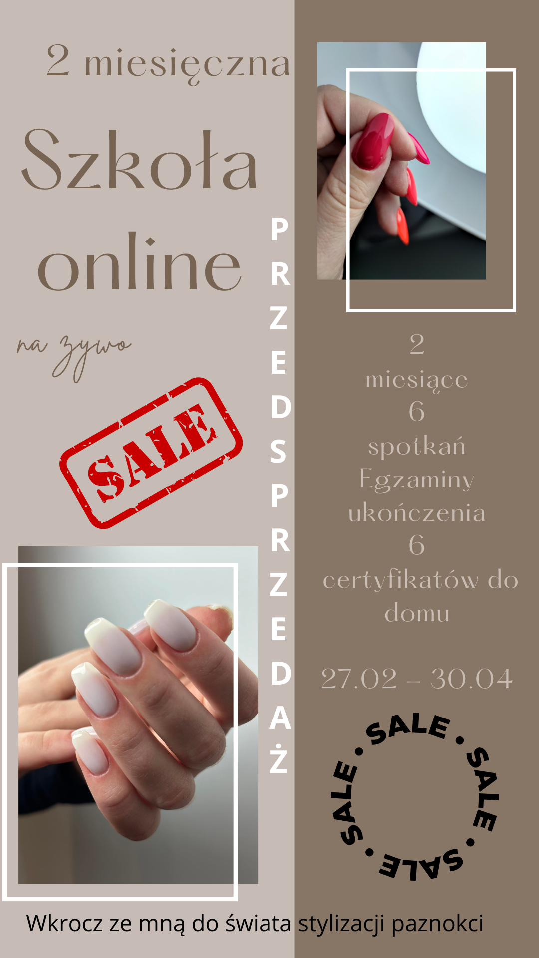 2-Miesięczna Szkoła Online na żywo