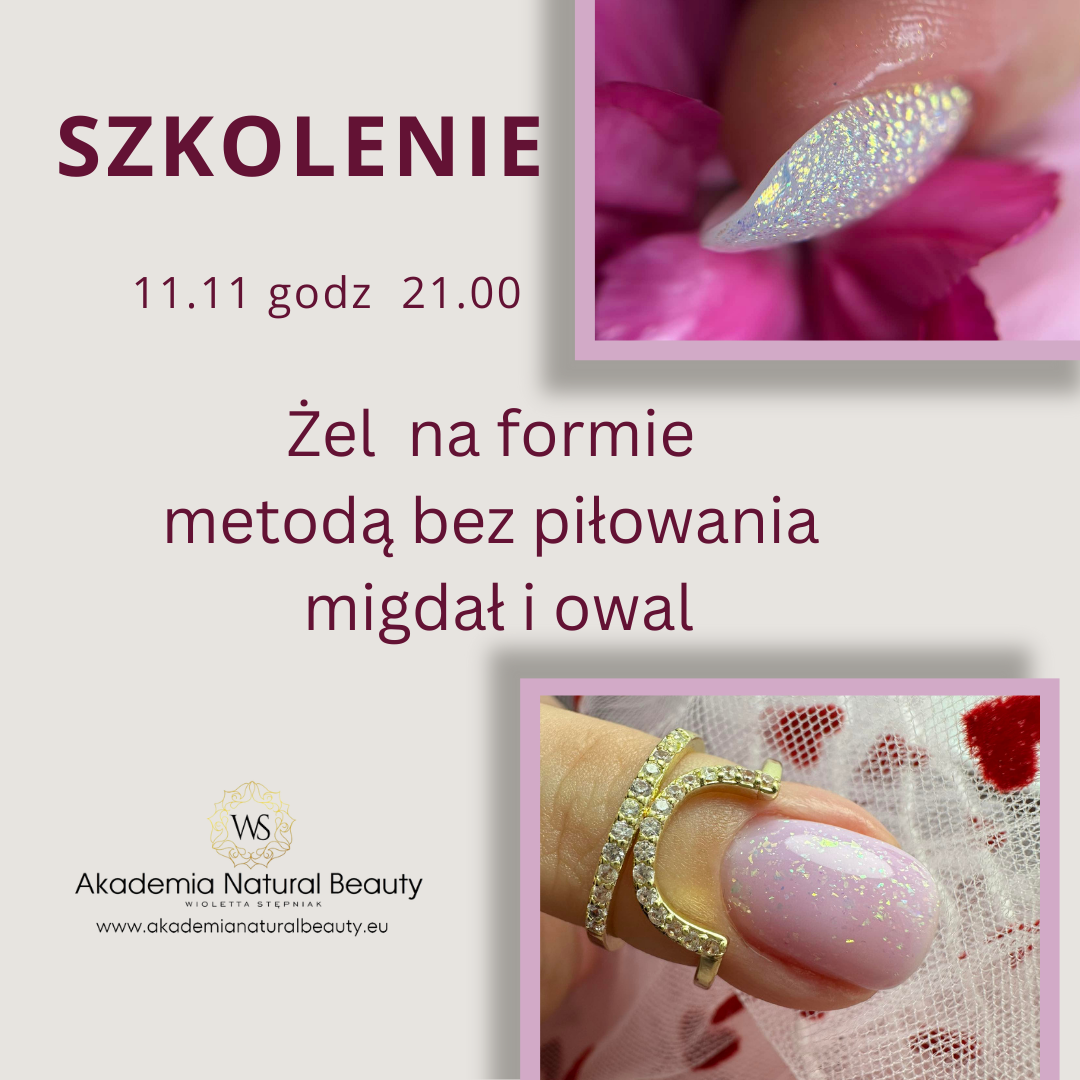 Żel na formie metodą bez piłowania – Migdał i Owal