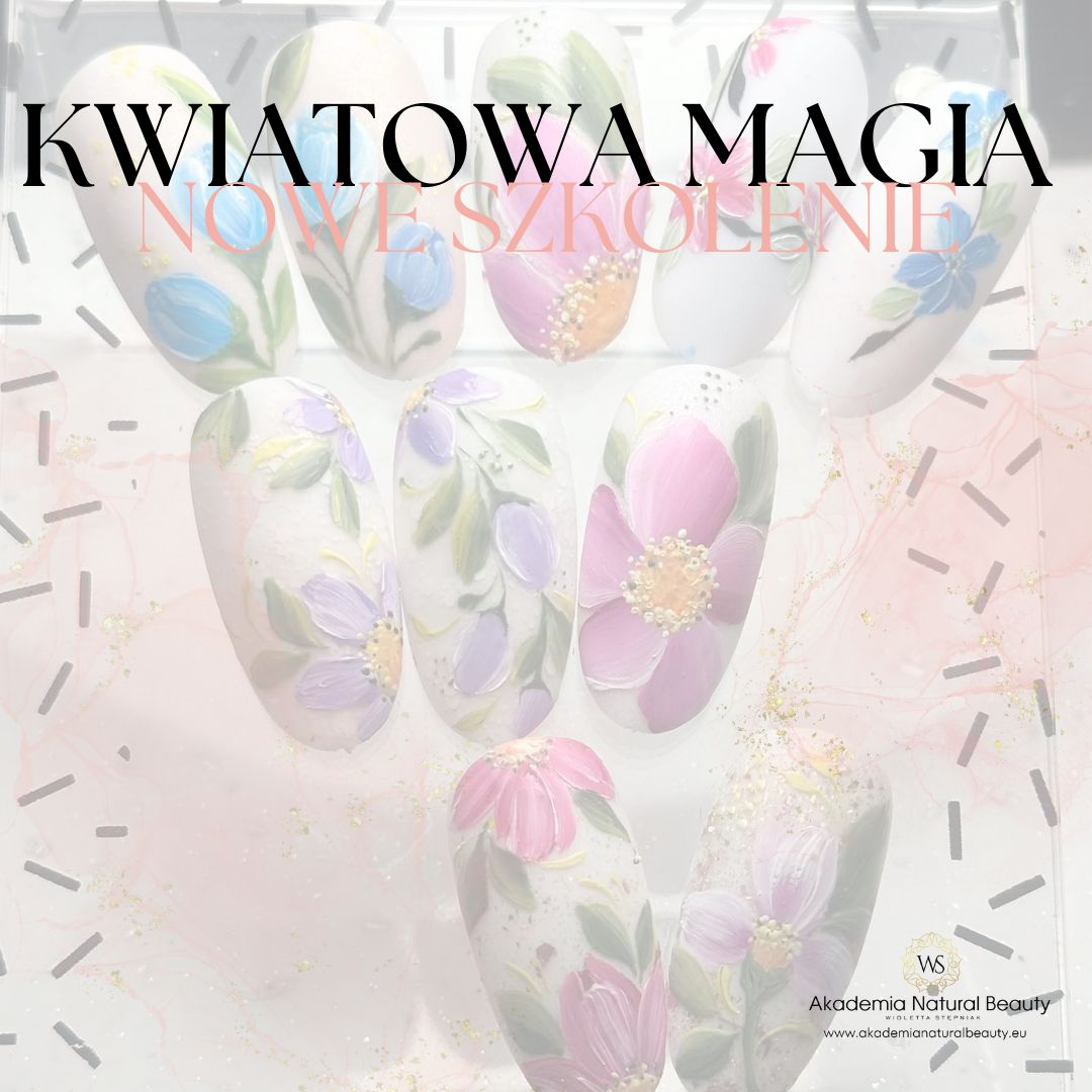 Kwiatowa magia  – metoda na proste kwiaty tzw mokre w mokre